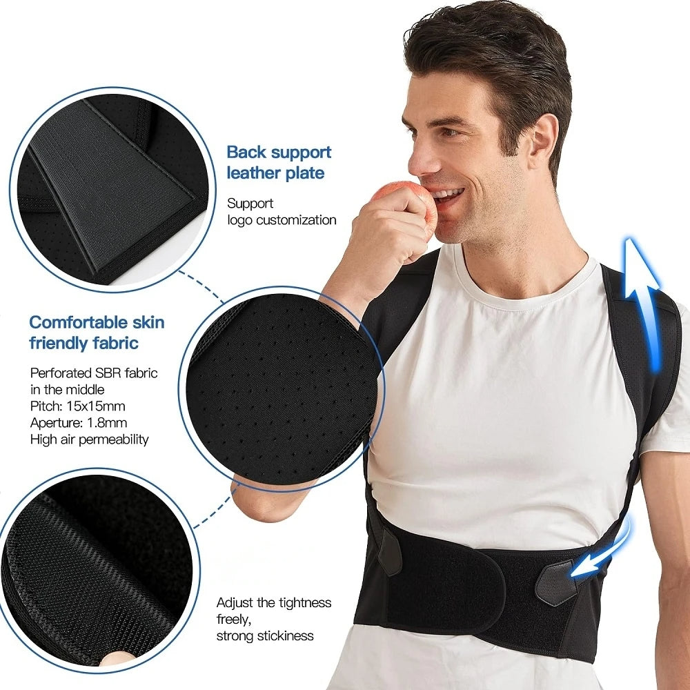 Adjustable Back Posture Belt|حزام دعم الظهر القابل للتعديل