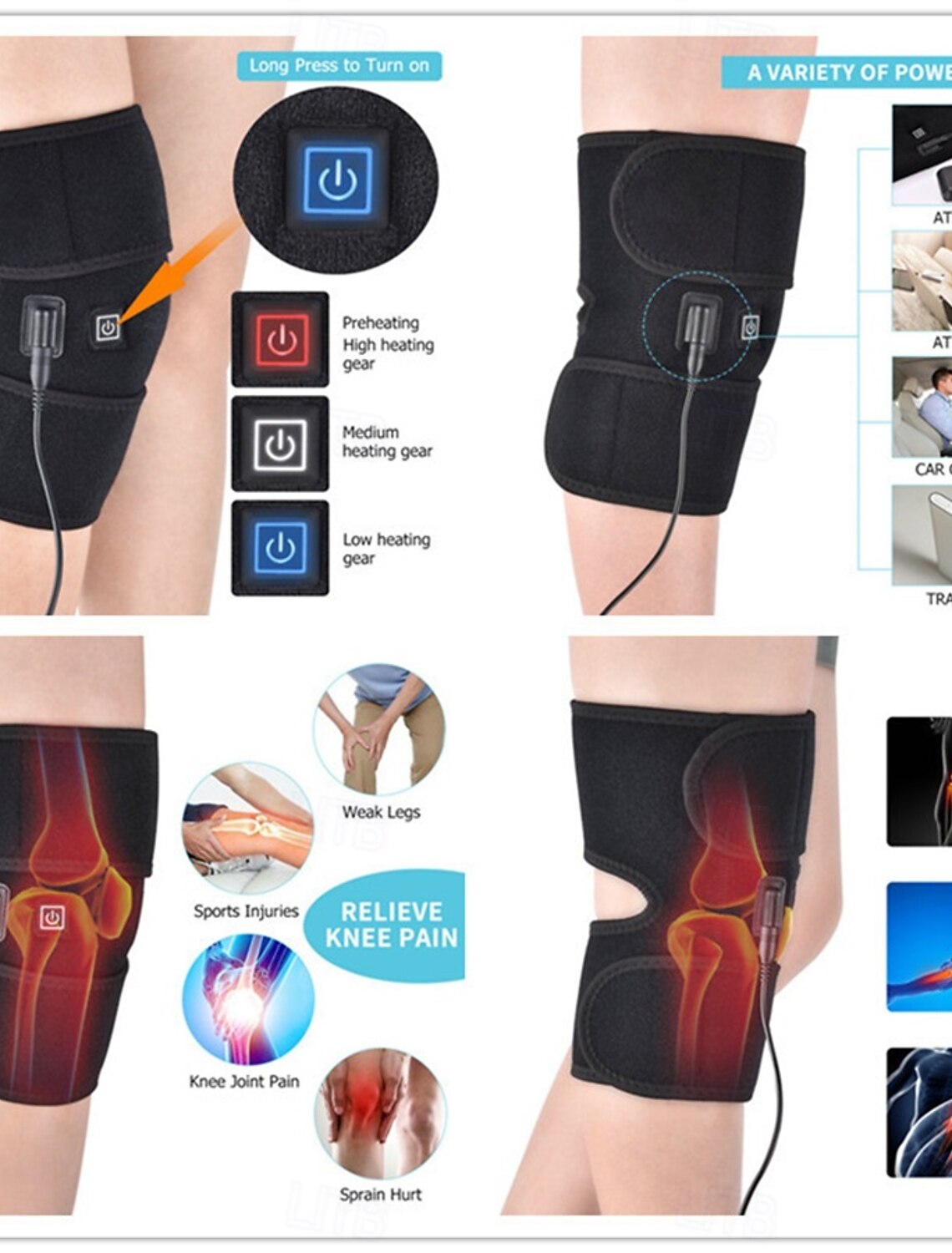 Electric Heating Knee Pad-وسادة الركبة للتدفئة الكهربائية